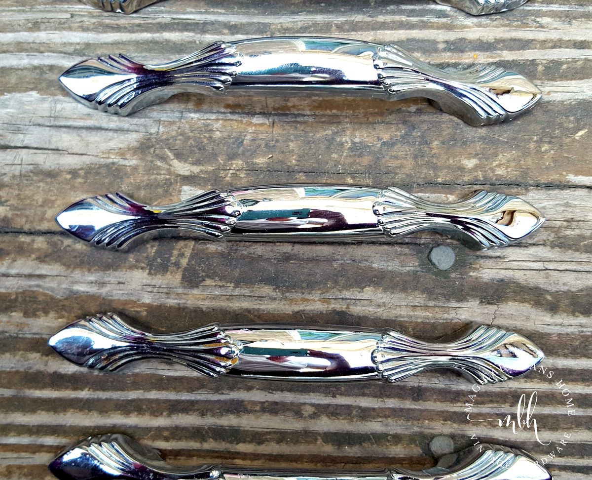 Vintage Keeler Brass Co Chrome Drawer Pull Handles Magical Beans Home