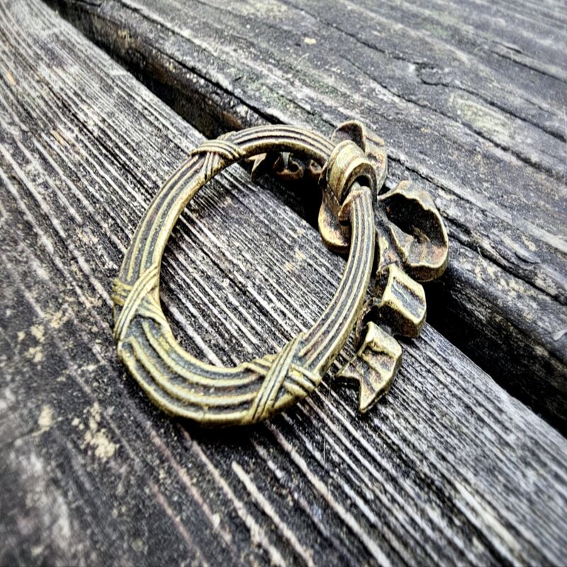 Keeler Brass Co Vintage Bow n' Ribbon Wreath Ring Pull  - product images  of 
