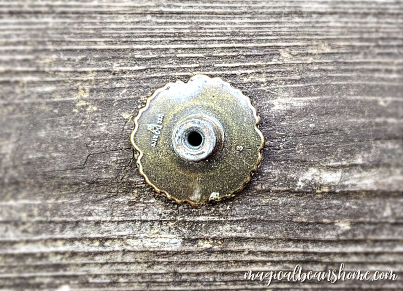 French Provincial Vintage Antiqued Gold Cabinet Knobs  - product images  of 