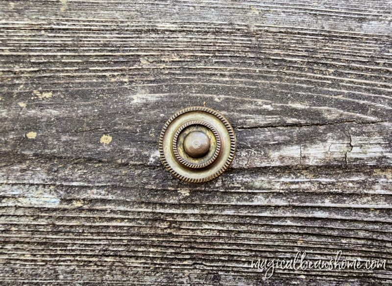 Antique Keeler Brass Company Small Brass Multi Ring Knotched Cabinet Knobs  - product images  of 