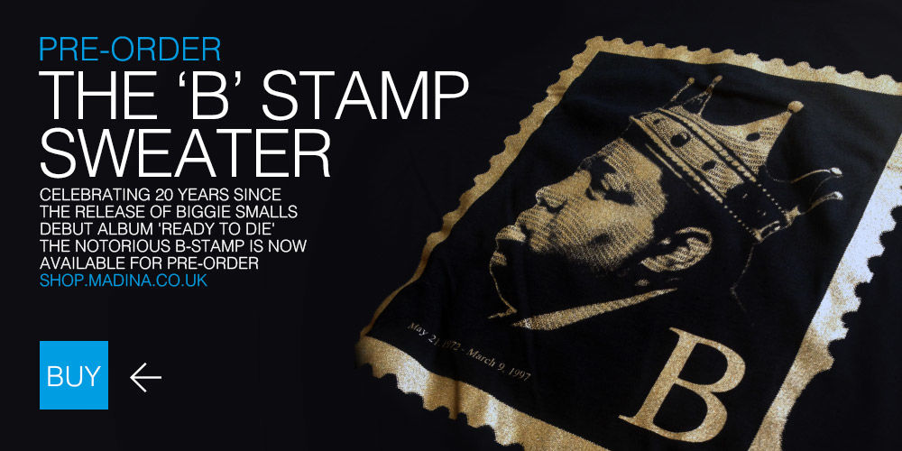 Notorious 'B' Stamp