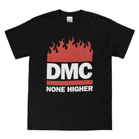 DMC,///,NONE,HIGHER,TSHIRT, RUN DMC, Darryl Matthews McDaniels, HipHop, Rap, Music, Fashion, Clothing, TShirt, Apparel, Urban, StreetWear, Hellraisers, None Higher