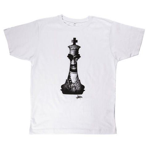 The,Ruler,King,Chess,Piece,T-Shirt,Slick Rick, The Ruler, King, Chess Piece, TShirt, Madina, Fashion, Designer, Clothing