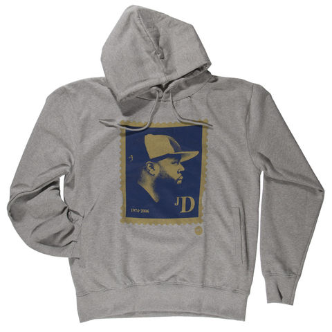 'JD',Stamp,(Limited,Edition),Hoodie,JDilla, J Dilla, Stamp, Hoodie, T Shirt, Jay Dee, James Dewitt Yancey, Memorobilia, Hip-Hop, Detroit
