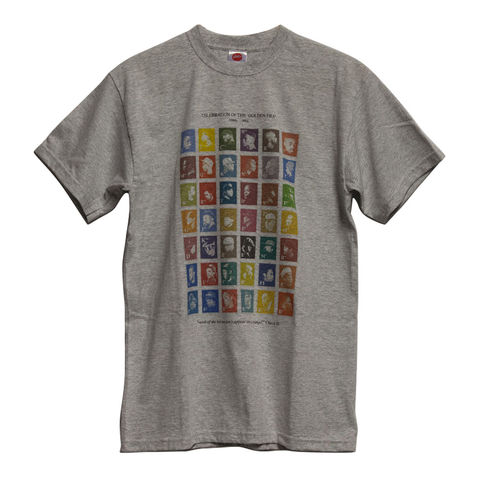 GoldenEra,T-Shirt,(Grey), Hip-Hop, Design, Stamps, Stamp, Collection, Rappers, Golden Era, Rap, Old School, Classic, Urban