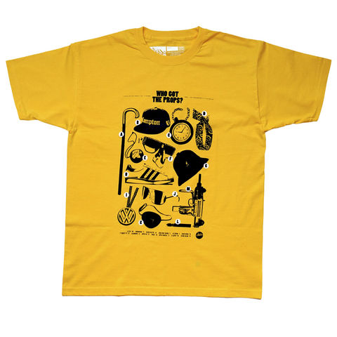 Who,Got,The,Props?,T-Shirt,(Yellow),Yellow, T-Shirt, Tshirt, HipHop, Hip-Hop, Who Got The Props, Black Moon, Golden Era, Old School, Street, Summer, Fashion