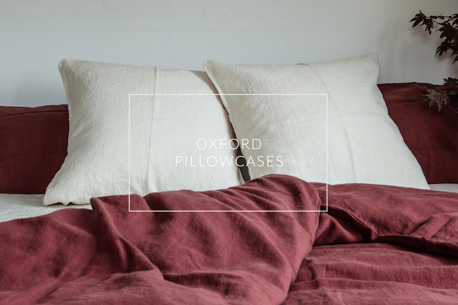 Linen pillowcase Collection OnceMilano