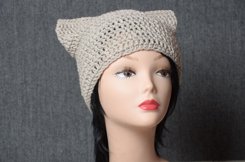 crochet cat hat stylish teen beanie - product image
