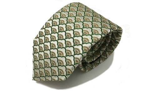 HIRO,japanese pattern silk tie, geometric pattern silk tie, woven silk neckties, mens silk ties uk, mens silk neckties uk