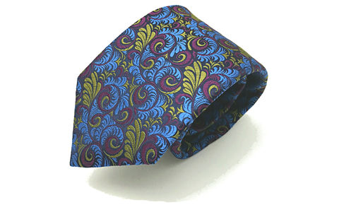 OTIS,purple blue silk necktie, patterned woven silk necktie, olive green blue silk necktie, blue olive green woven silk tie, silk ties for men online, silk ties made in england