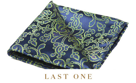 Ares,pocket squares, pocket squares online, pocket square uk, silk pocket square, green silk pocket square, green floral pocket square, green flowers pocket square, green silk hank, british made silk hank, british made silk pocket square