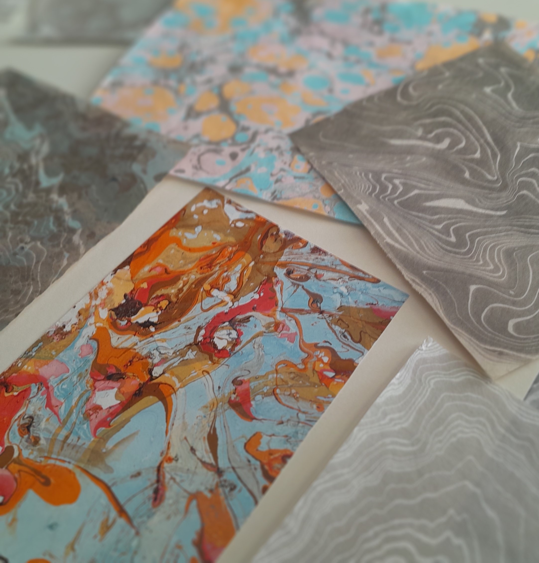 suminagashi marbling