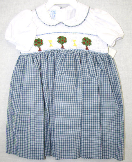 Smocked Dresses, Smocked Baby Clothes, Smocked Dress 412043-A026 - product images  of 
