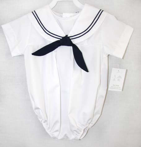 Sailor Outfit, Baby Boy Nautical Clothing, Baby Boy Sailor Outfit 291930 - product images  of 