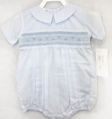 Baby,Boy,Smocked,Romper,|,Clothes,412321-J035,Baby Boy Bubble Romper, Baby Boy Smocked Bubble Suit, Baby Boy Smocked Bubble, Smocked Clothing, Smocked Boy Clothes, Smocked Outfits