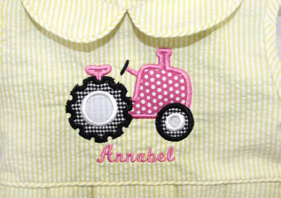 Baby Girl Onesies, Baby Bubble Romper, Tractor Birthday Outfits 292155 - product images  of 