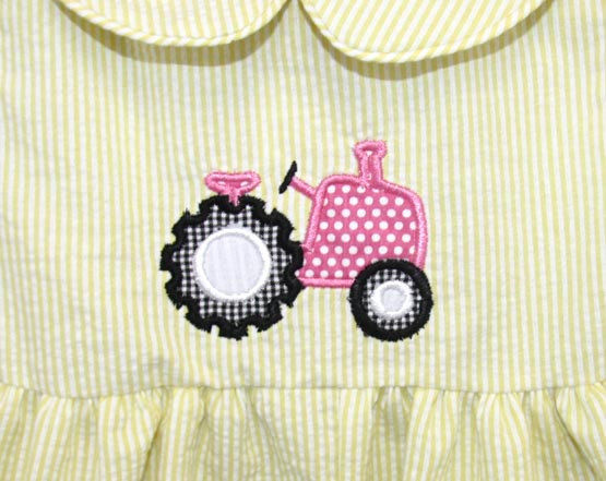 Baby Girl Onesies, Baby Bubble Romper, Tractor Birthday Outfits 292155 - product images  of 