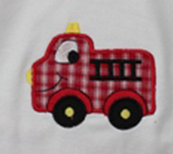 Fireman Baby Clothes, Firetruck Baby Clothes, Baby Boy Tee Shirt 291406 - product images  of 