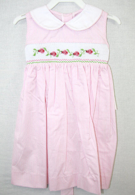 Girls Spring Dresses | Toddler Spring Dresses | Smocked Dress 412034 A017 - product images  of 
