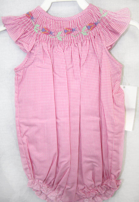 Smocked Baby Girl Clothes, Baby Onesies, Baby Girl Onesies 412311 - J013 - product images  of 