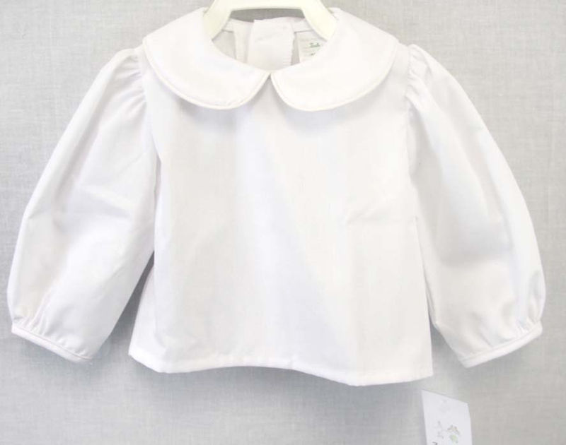 Peter Pan Collar Shirt, Peter Pan Collar Blouse, Zuli Kids 291126 - product images  of 