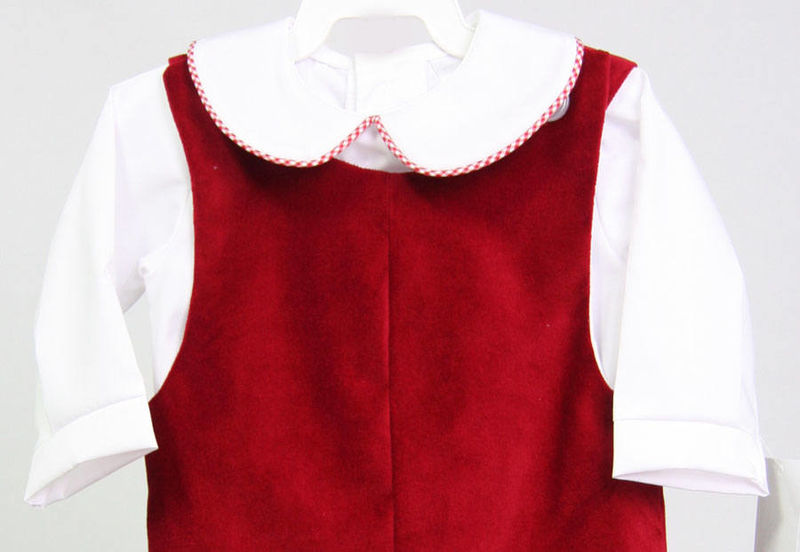 Baby Boy First Christmas Outfit, Velvet Romper 293021 - product images  of 