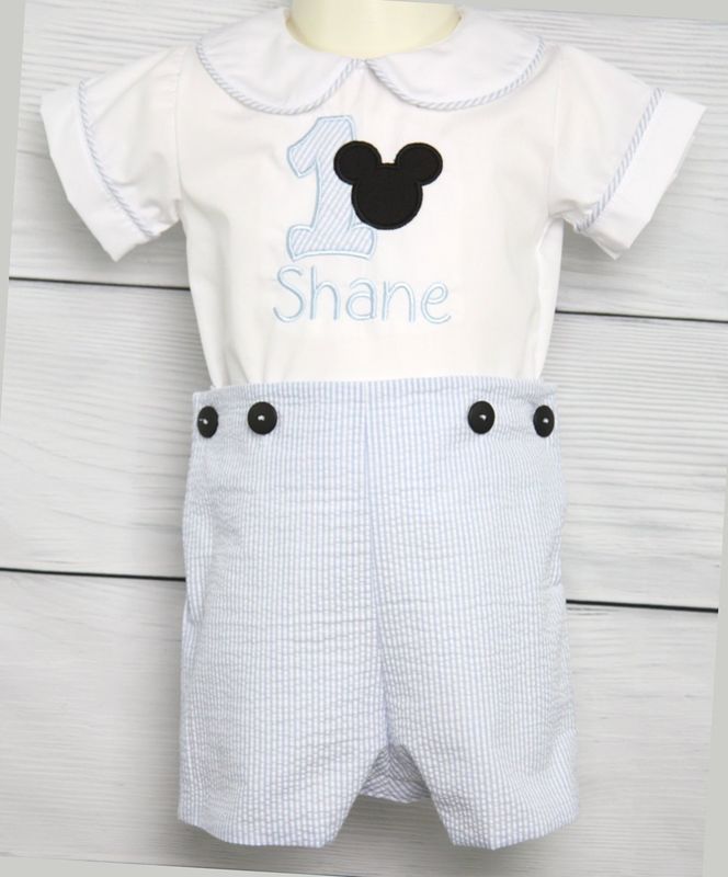Baby Boy First Birthday Outfit, Mouse Birthday Outfit, Zuli Kids 292938 - product images  of 