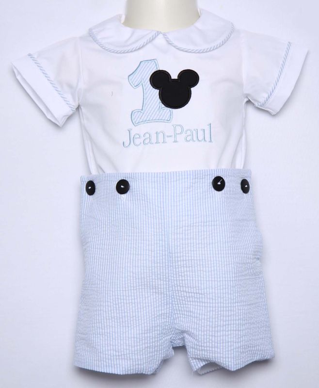 Baby Boy First Birthday Outfit, Mouse Birthday Outfit, Zuli Kids 292938 - product images  of 