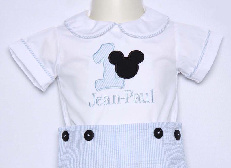 Baby Boy First Birthday Outfit, Mouse Birthday Outfit, Zuli Kids 292938 - product images  of 