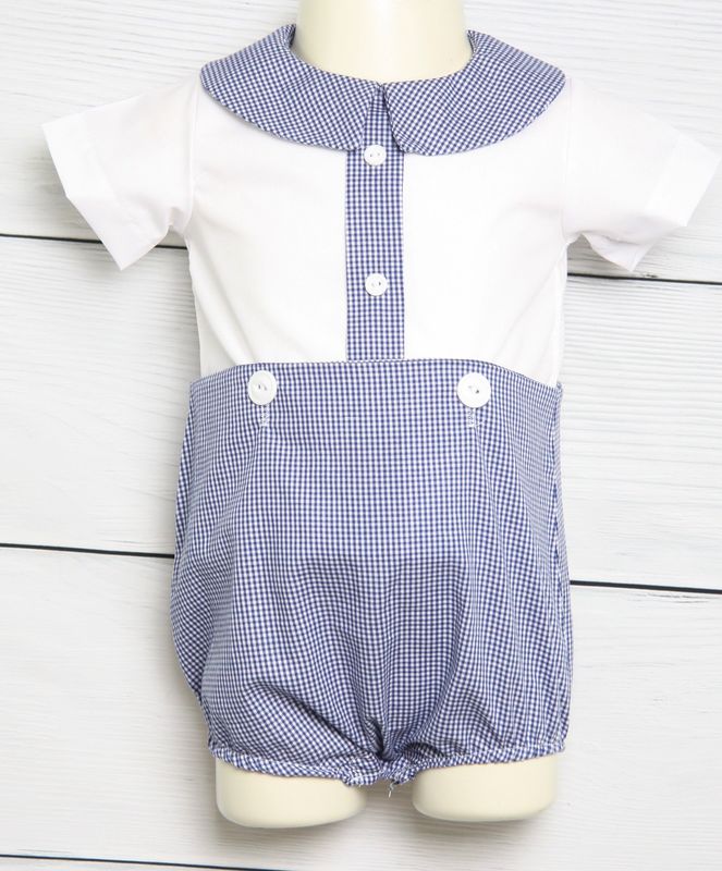 Baby Boy Dressy Outfit, Baby Boy Bubble Romper 292410 - product images  of 