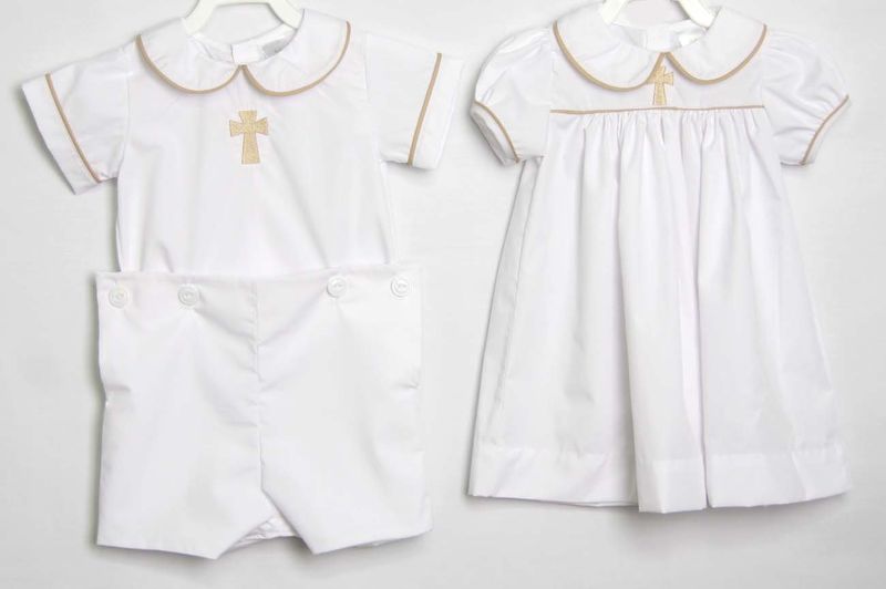 Baby Boy Christening Outfit, Twin Boy Girl Baptism Outfits 293448 - product images  of 