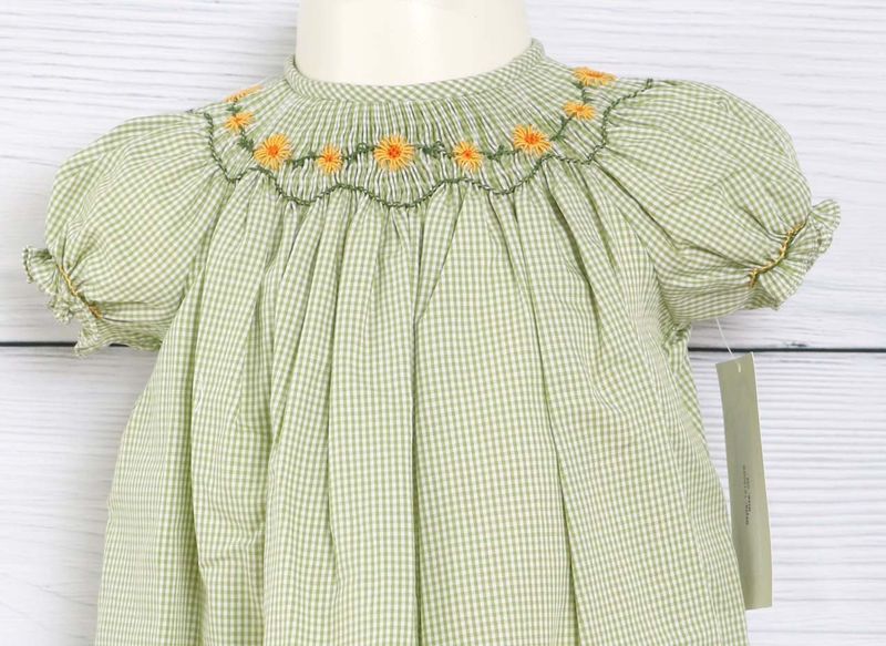 First Thanksgiving Outfit, Smocked Baby Dresses 412530 CC033 - product images  of 