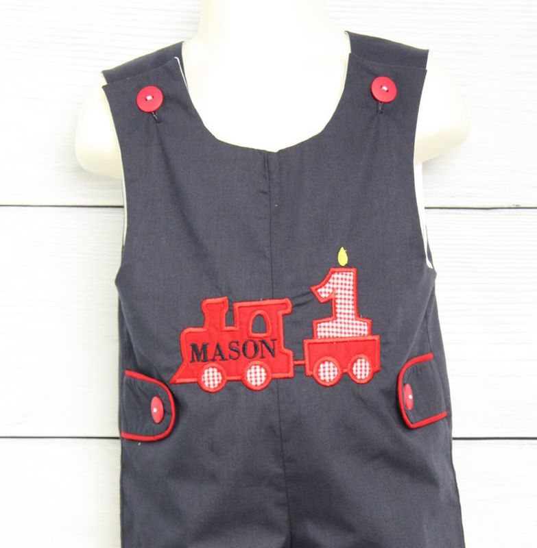 1st Birthday Outfit Boy,Train First Birthday Outfit, Train Birthday Outfit 292402 - product images  of 