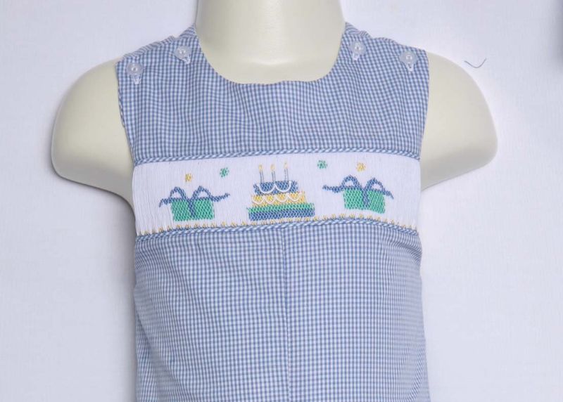 First Birthday Outfit Boy, Smocked Birthday Outfit, Zuli Kids 412187 -AA190 - product images  of 