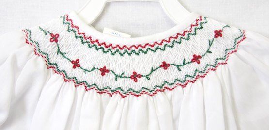 Smocked Christmas Outfits, Smocked Christmas Dresses, Zuli Kids 412588-CC227 - product images  of 