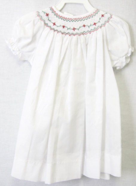 Smocked Christmas Outfits, Smocked Christmas Dresses, Zuli Kids 412588-CC227 - product images  of 