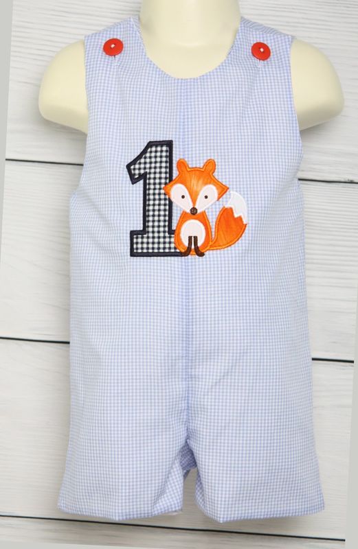 First Birthday Boy Outfit, Fox Theme Birthday Party, Zuli Kids 293107 - product images  of 