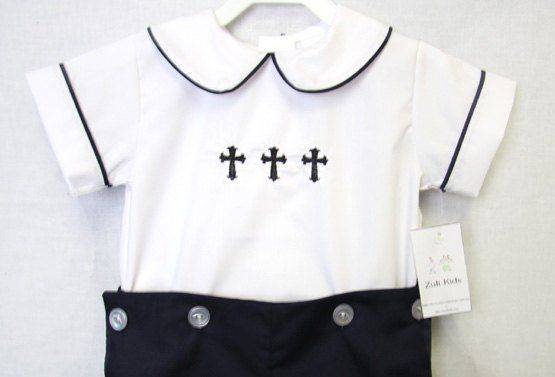 Baby Boy Baptism Outfit, Boys Christening Outfit, Zuli Kids 292367 - product images  of 