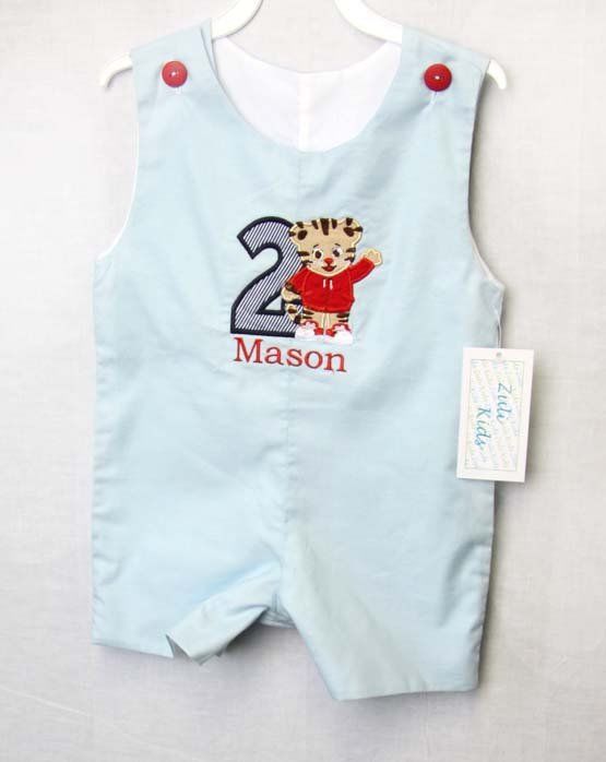 Baby Boy First Birthday Outfit, Tiger Birthday, Zuli Kids 292794 - product images  of 