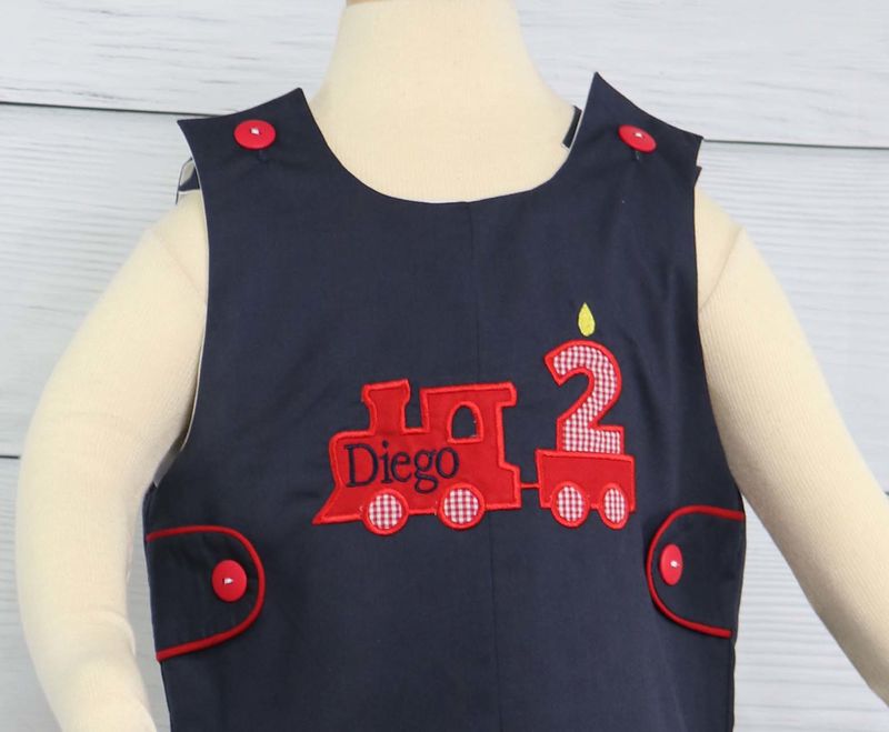 1st Birthday Outfit Boy,Train First Birthday Outfit, Train Birthday Outfit 292402 - product images  of 