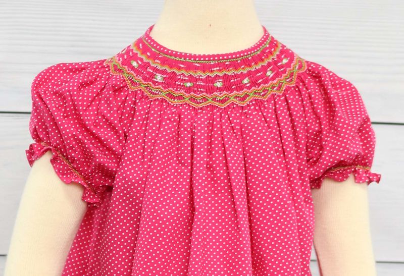 Smocked Dresses, Smocked Baby Girl Dress, Smocked Bishop Dress  412514-CC015 - product images  of 