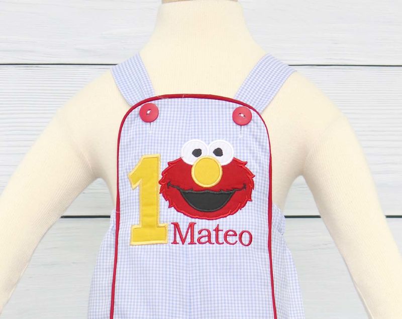 Baby Boy First Birthday Outfit, Elmo 1st Birthday, Zuli Kids  293033 - product images  of 