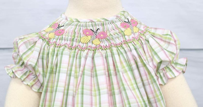 Smocked Dresses | Smocked Clothing | Girls Smocked Dresses 412103-A103 - product images  of 