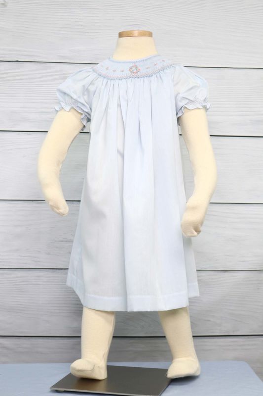 Smocked Clothing, Smocked Easter Dresses, Zuli Kids Clothing 412045-A029 - product images  of 