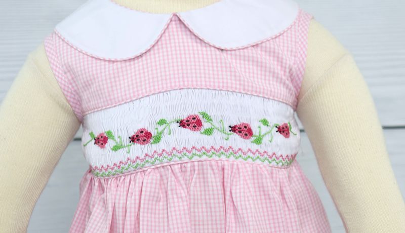 Girls Spring Dresses | Toddler Spring Dresses | Smocked Dress 412034 A017 - product images  of 