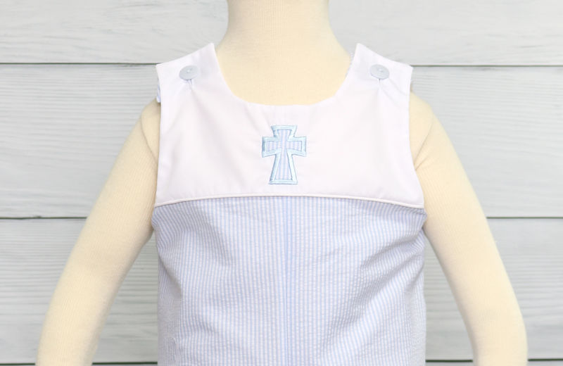 Personalized Baby Clothes, Baby Boy Baptism Outfit, Zuli Kids 292841 - product images  of 