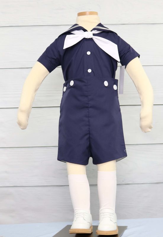 Nautical Baby Clothes, Baby Boy Nautical Outfit, Baby Sailor Outfit 292102 - product images  of 