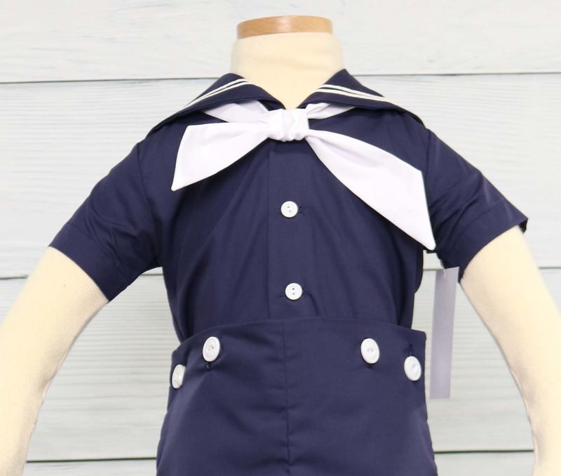 Nautical Baby Clothes, Baby Boy Nautical Outfit, Baby Sailor Outfit 292102 - product images  of 