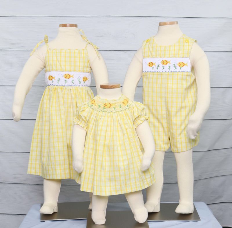 Girls Spring Dresses | Smocked Sundress | Girls Sundresses 412093 A092 - product images  of 