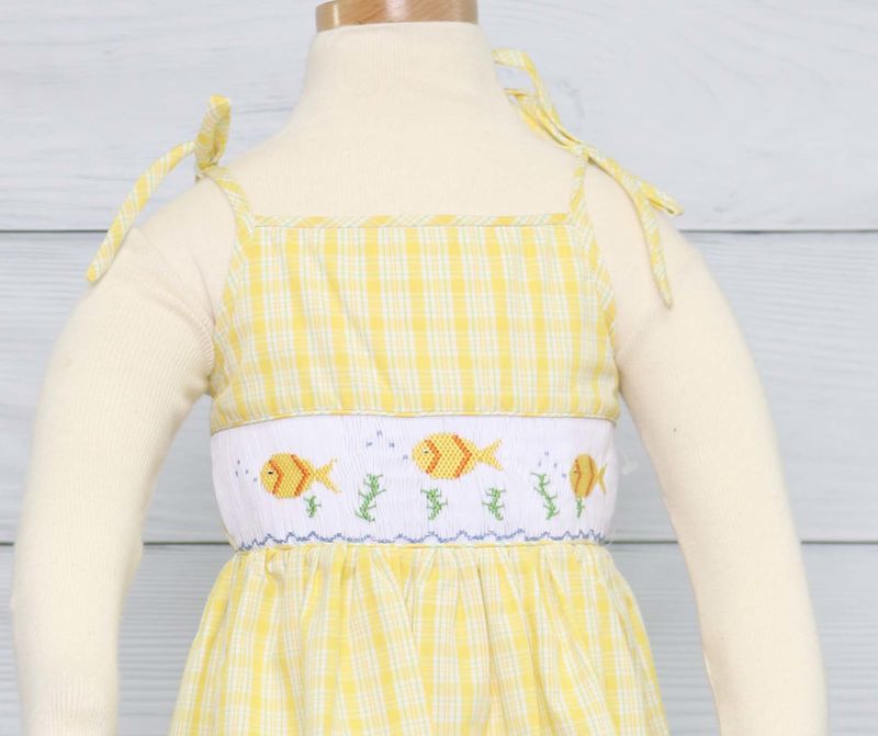 Girls Spring Dresses | Smocked Sundress | Girls Sundresses 412093 A092 - product images  of 